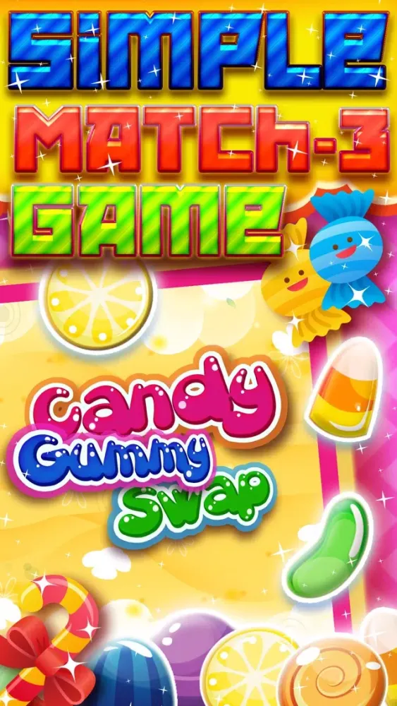 Tangkapan skrin Candy Gummy Swap Match-3