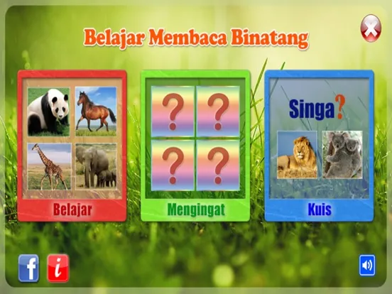 Captures d'écran de Belajar Membaca Binatang iPad 