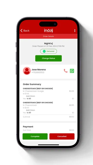 Indolj Merchant Screenshots