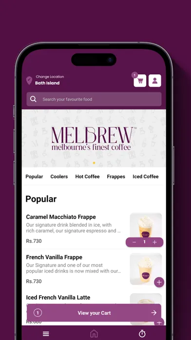 Capturas de pantalla de Melbrew Coffee