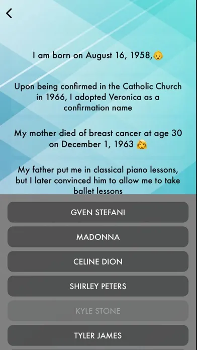 Guess The Celebrity Quiz Screenshots