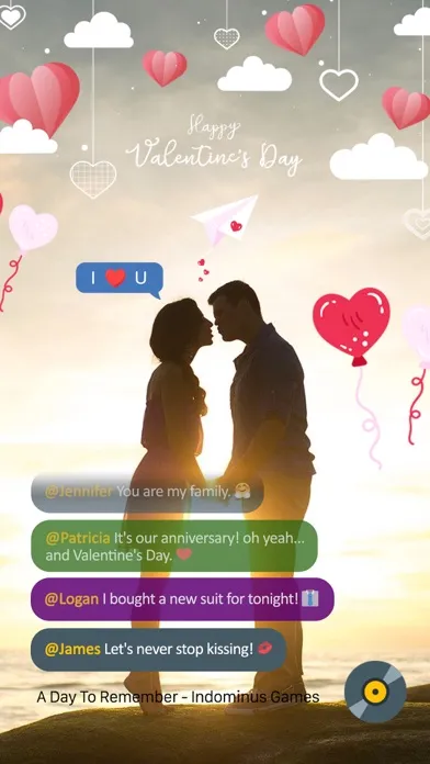 Capturas de pantalla de Valentines Day Video Card 2020