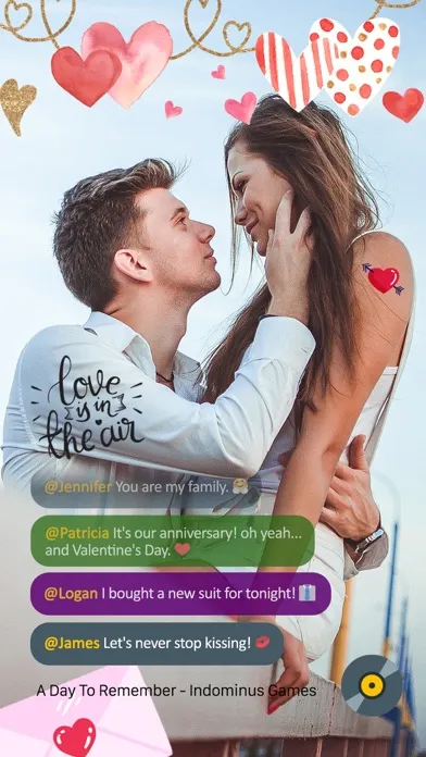 Capturas de pantalla de Valentines Day Video Card 2020