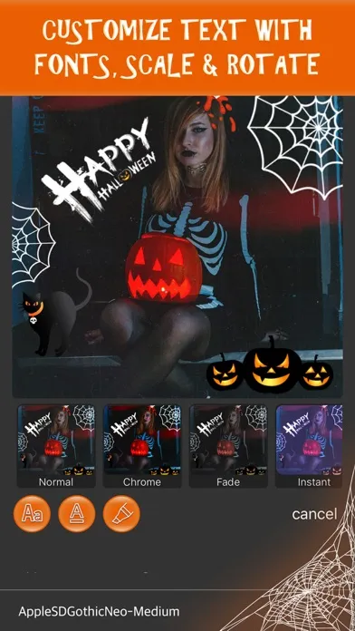 Tangkapan layar Halloween Photo Editor 2020