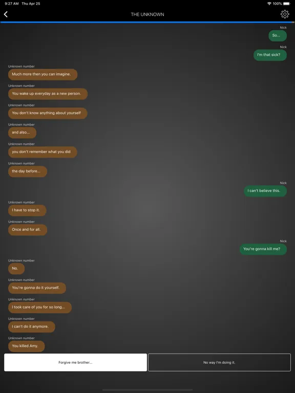 Capturas de tela do InChat Stories iPad 
