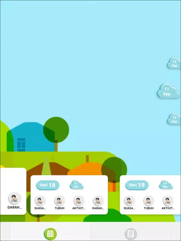 Capturas de pantalla de Oky Indonesia Period Tracker iPad 