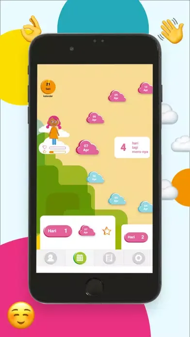 Capturas de pantalla de Oky Indonesia Period Tracker