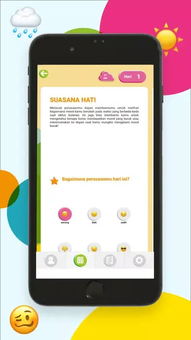 Capturas de pantalla de Oky Indonesia Period Tracker