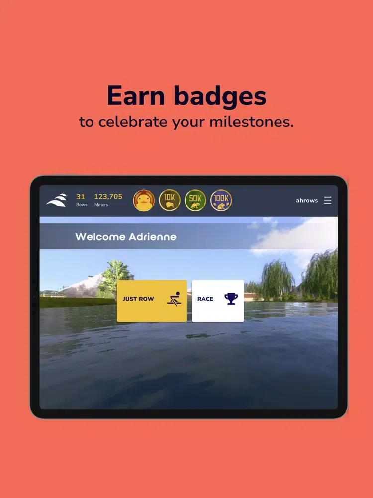 Capturas de tela do ic.row – indoor rowing iPad 