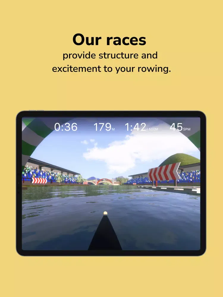 Capturas de tela do ic.row – indoor rowing iPad 