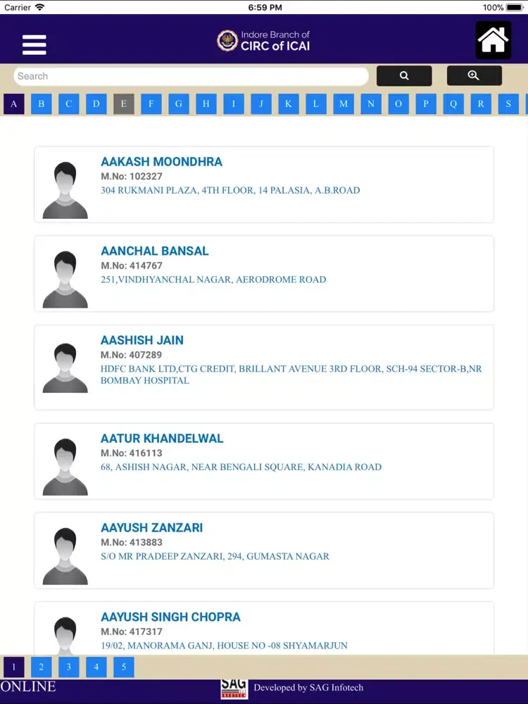 Indore Branch (CIRC of ICAI) iPad 应用截图