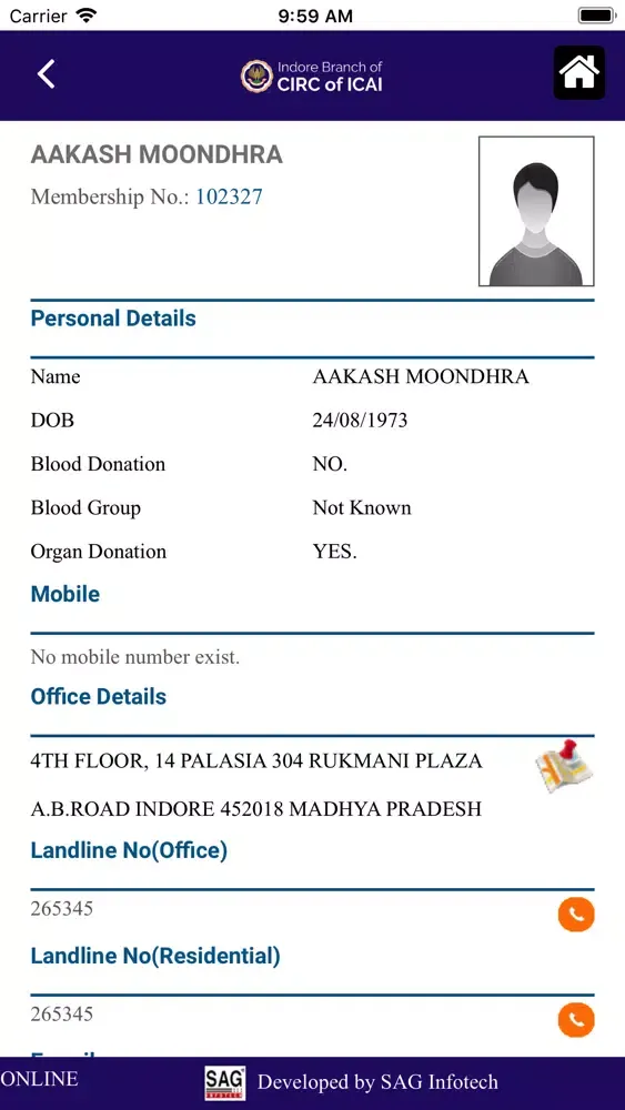 Indore Branch (CIRC of ICAI)应用截图
