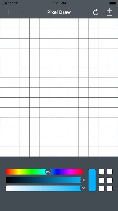 Capturas de tela do Pixel Art Maker - 8 Bit Pixels Craft
