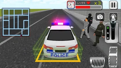 3D Police Car Driving Simulator Games Screenshots