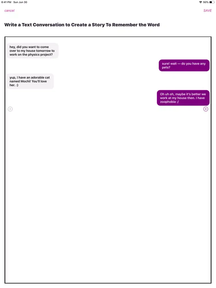 Total Recall: Learn Vocabulary iPad  スクリーンショット