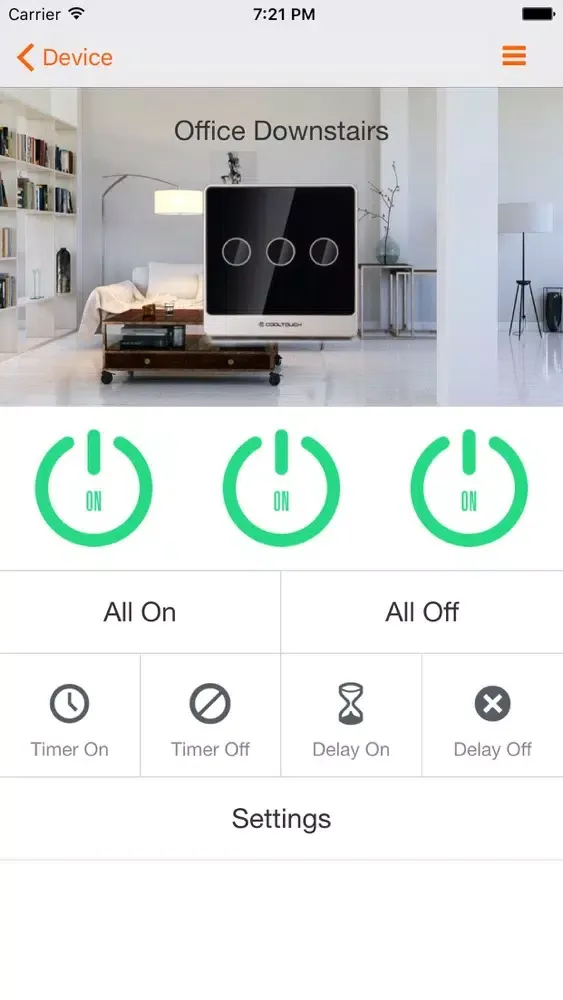 Capturas de pantalla de TouchLink Control