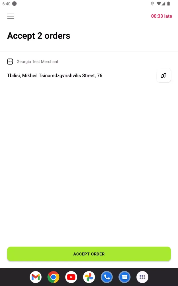 inDrive Courier Screenshots