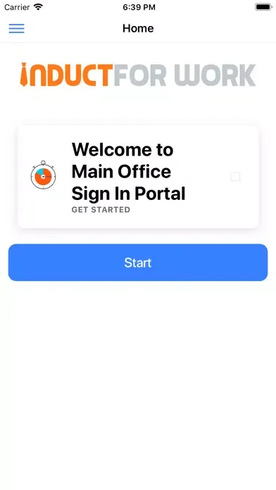 Online Induction Sign In kiosk سکرین شاٹس