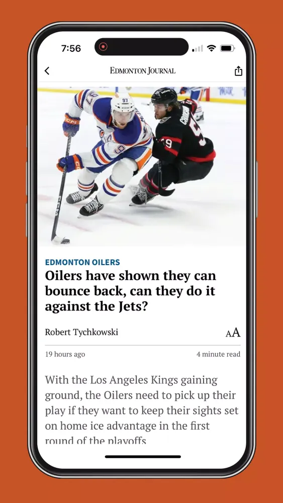 Capturas de pantalla de Edmonton Journal