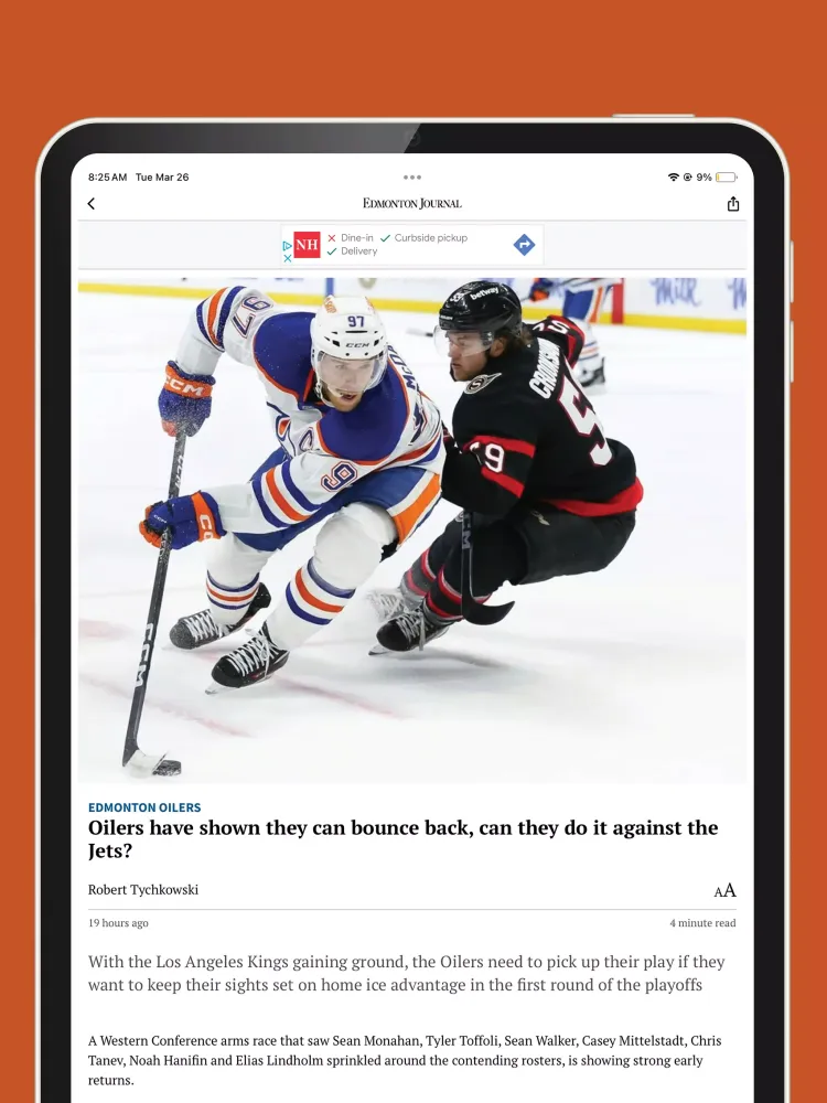 Capturas de pantalla de Edmonton Journal