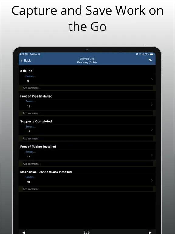 PTAG FM: Workface Efficiency iPad 应用截图