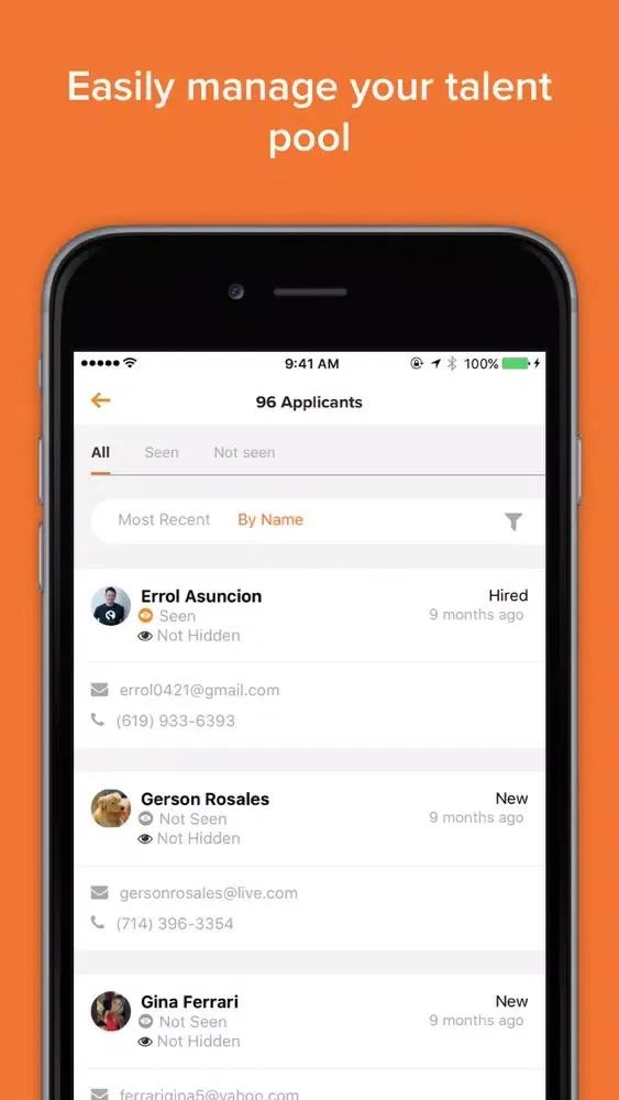 Industry: Hire Service and Hospitality Talent应用截图
