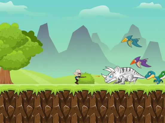Jurassic 2D: Dino Platformer iPad  Screenshots