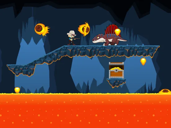 Jurassic 2D: Dino Platformer iPad  Screenshots