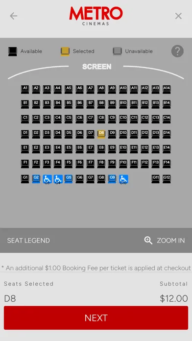 Metro Cinemas应用截图