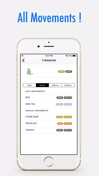 Pokédex Go - For Pokémon Go Trainers स्क्रीनशॉट