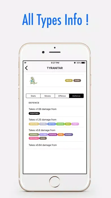 Pokédex Go - For Pokémon Go Trainers स्क्रीनशॉट