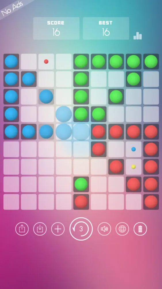 Color Lines: Classic Puzzle स्क्रीनशॉट