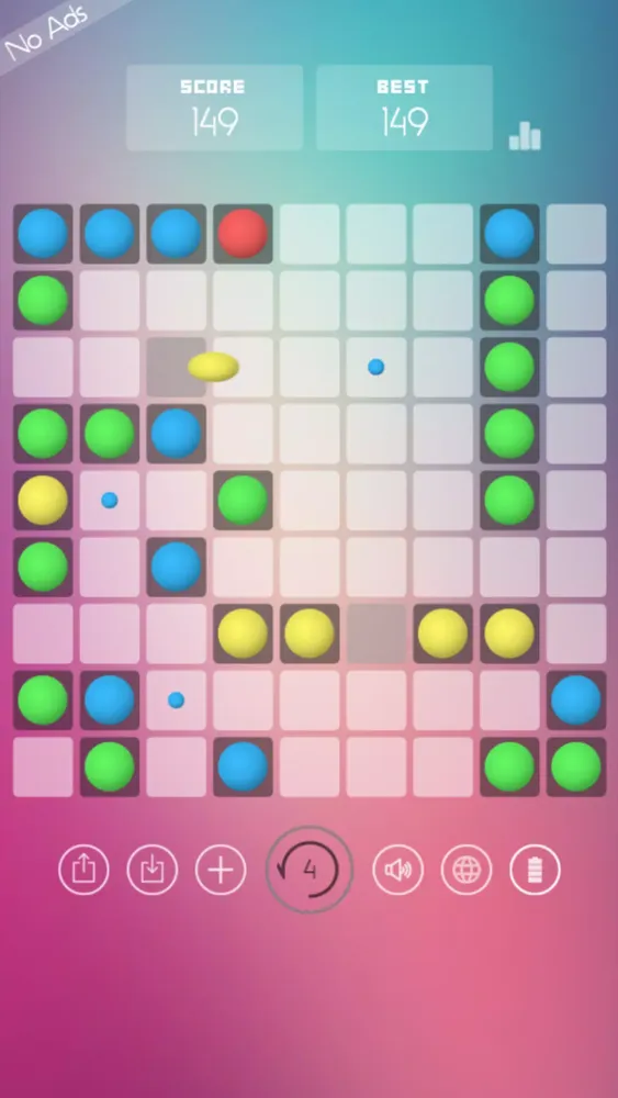 Color Lines: Classic Puzzle स्क्रीनशॉट