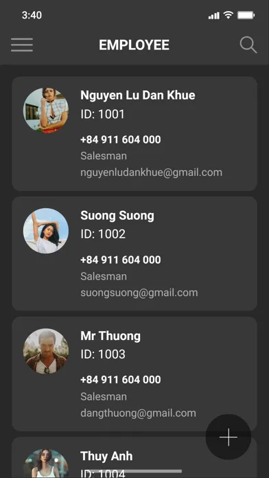 Eat.chat Point of Sale Screenshots