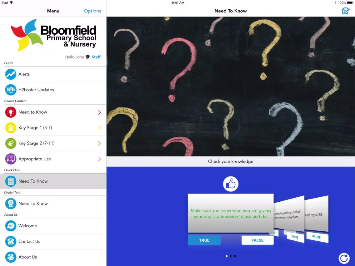 Bloomfield Primary School iPad  Ekran Görüntüleri