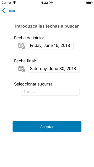 Capturas de tela do Checador biométrico