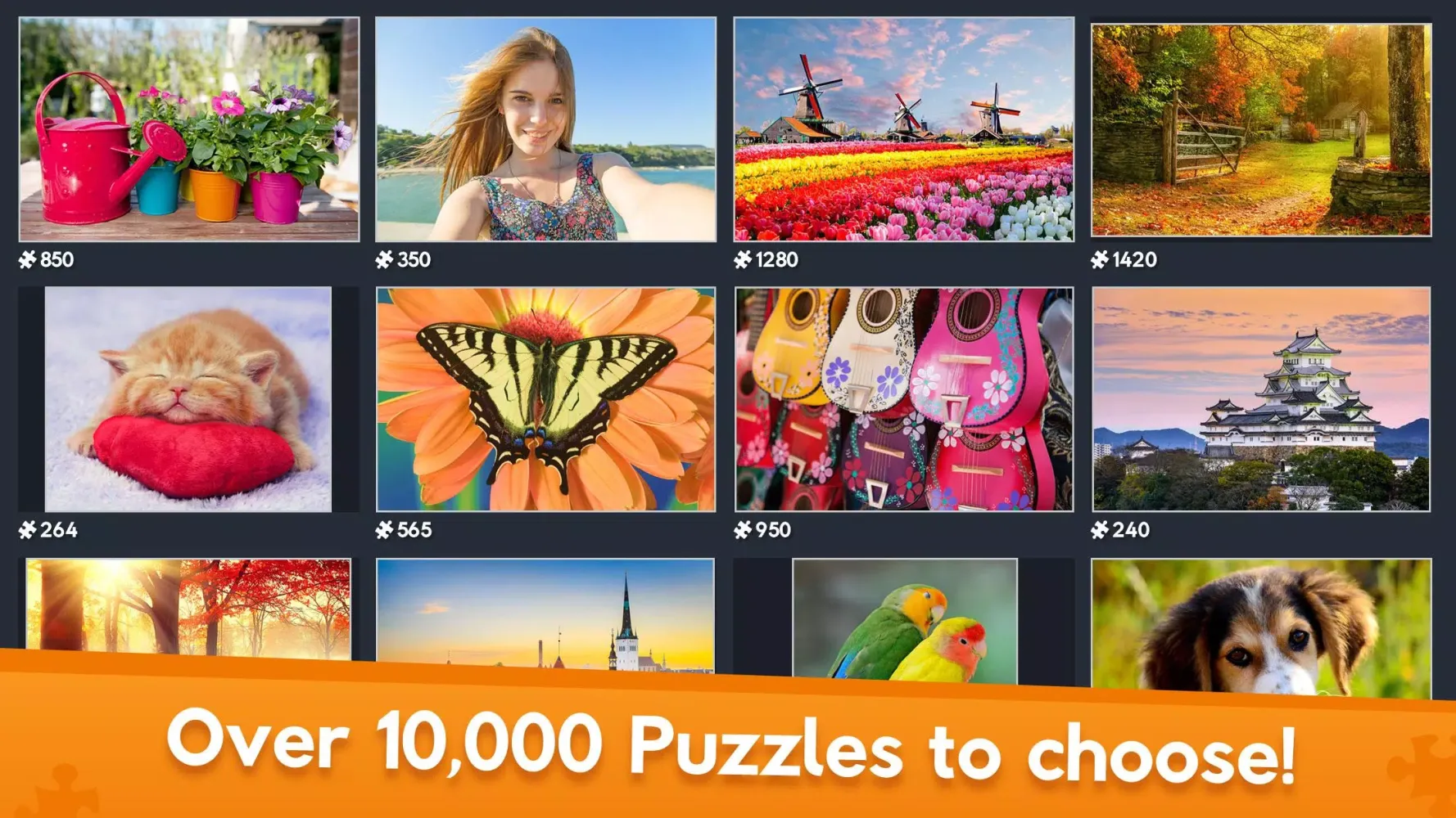 Captures d'écran de Jigsaw World