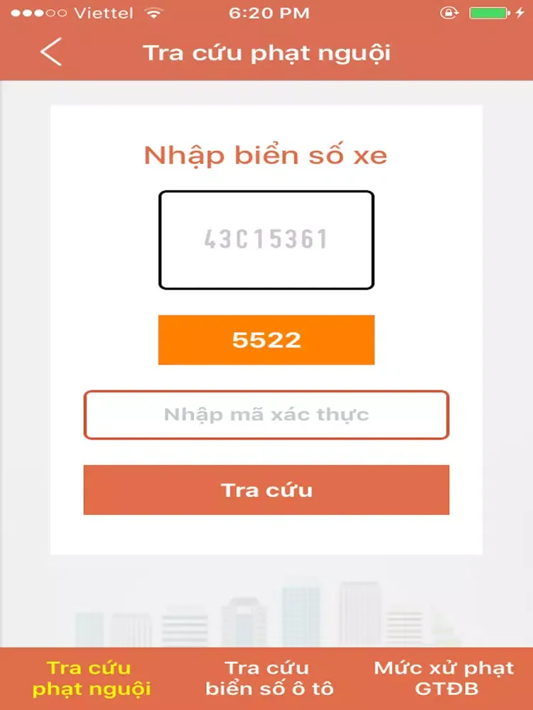 Скриншоты Tra cứu phạt nguội iPad 