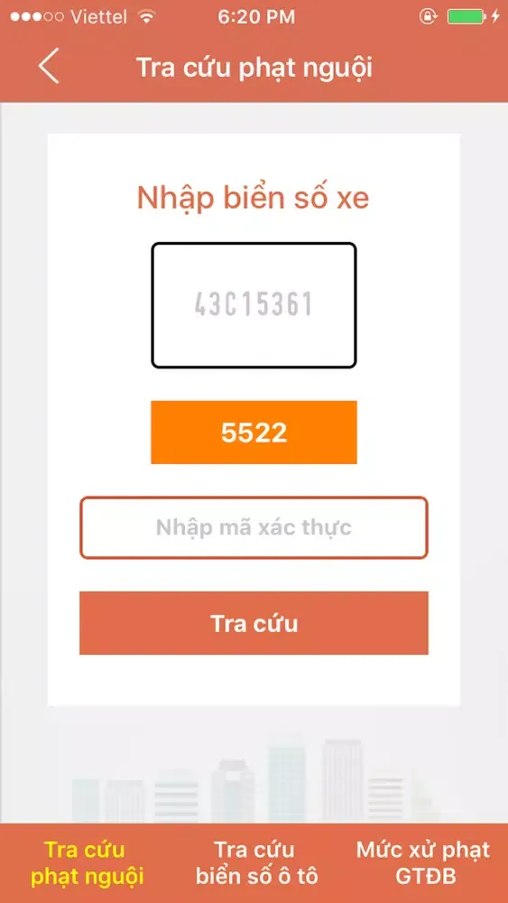 Скриншоты Tra cứu phạt nguội