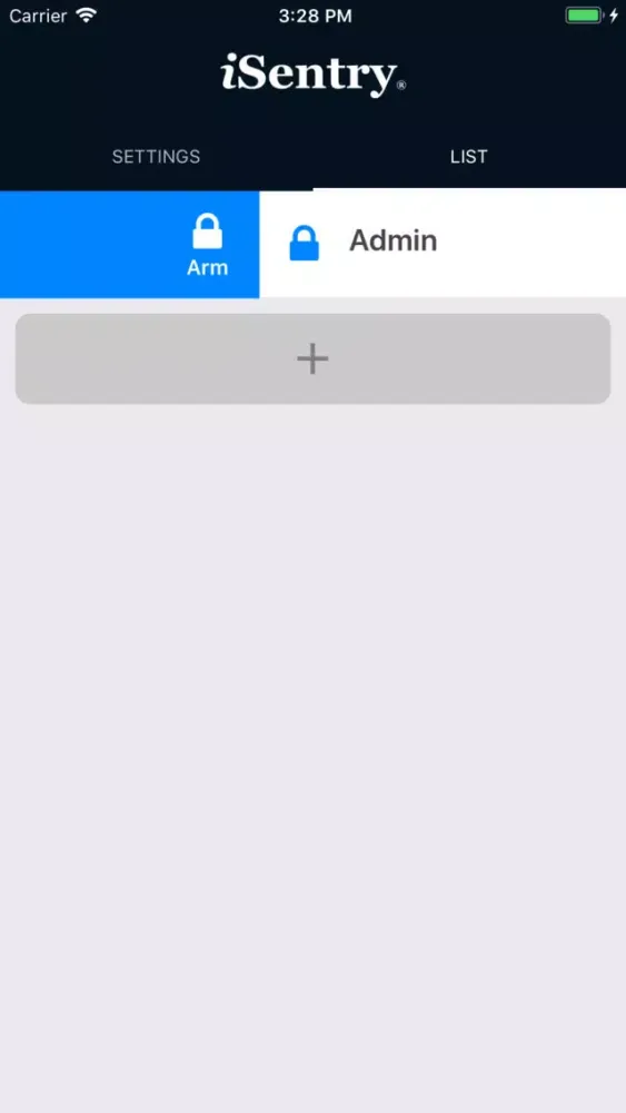Screenshot di iSentry: INET