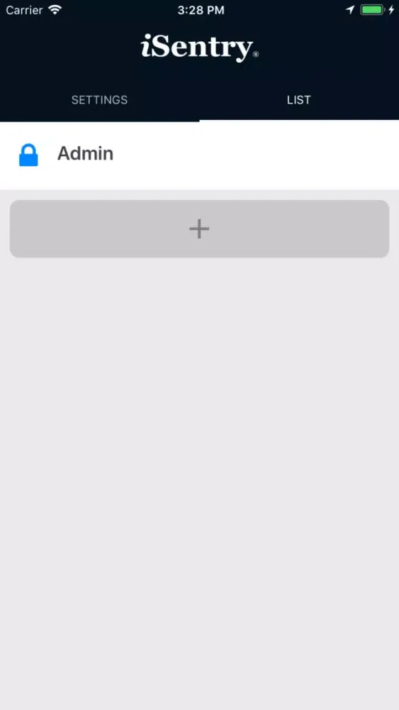 Screenshot di iSentry: INET