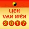 Lịch Vạn Niên 2017: Âm Dương Việt - Tử Vi Trọn Đời