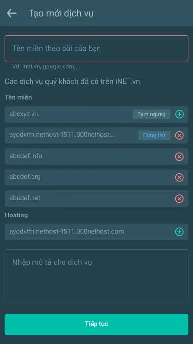 Capturas de pantalla de iNET Monitor