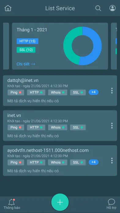 Capturas de pantalla de iNET Monitor