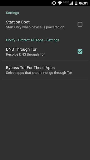 Capturas de pantalla de Orxify: Tor VPN