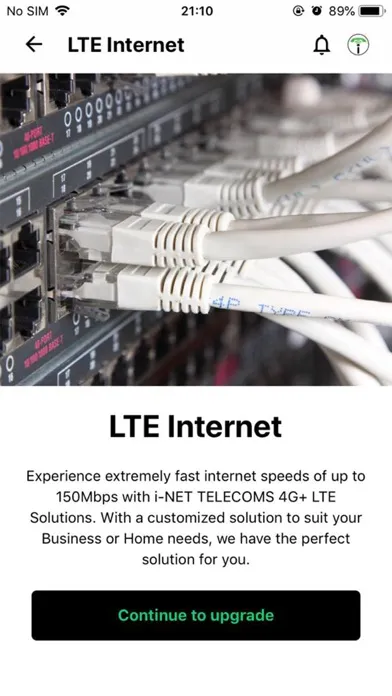 i-Net Telecoms スクリーンショット
