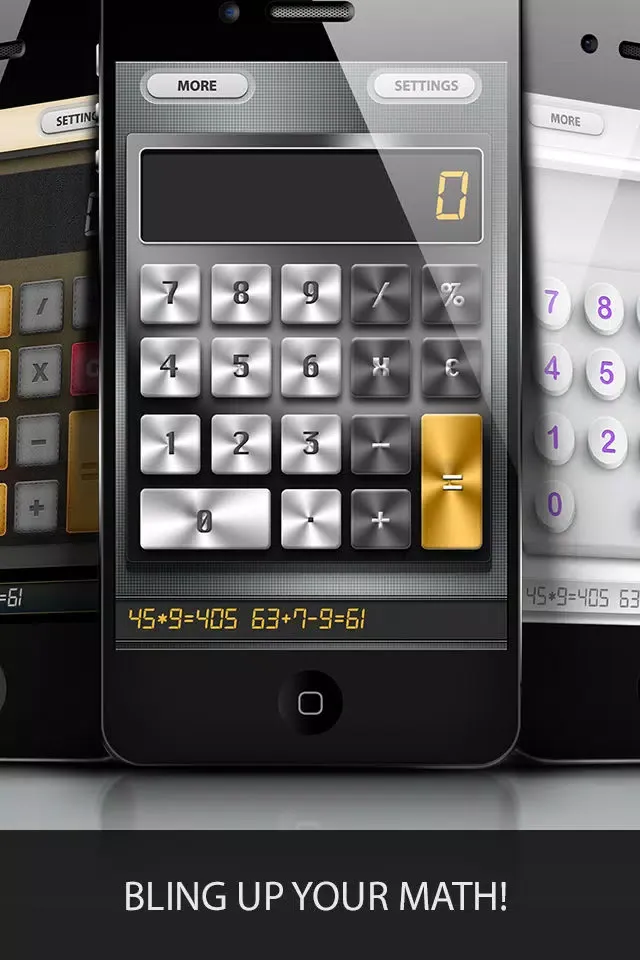 Zrzuty ekranu Cool Pocket Calculator PRO
