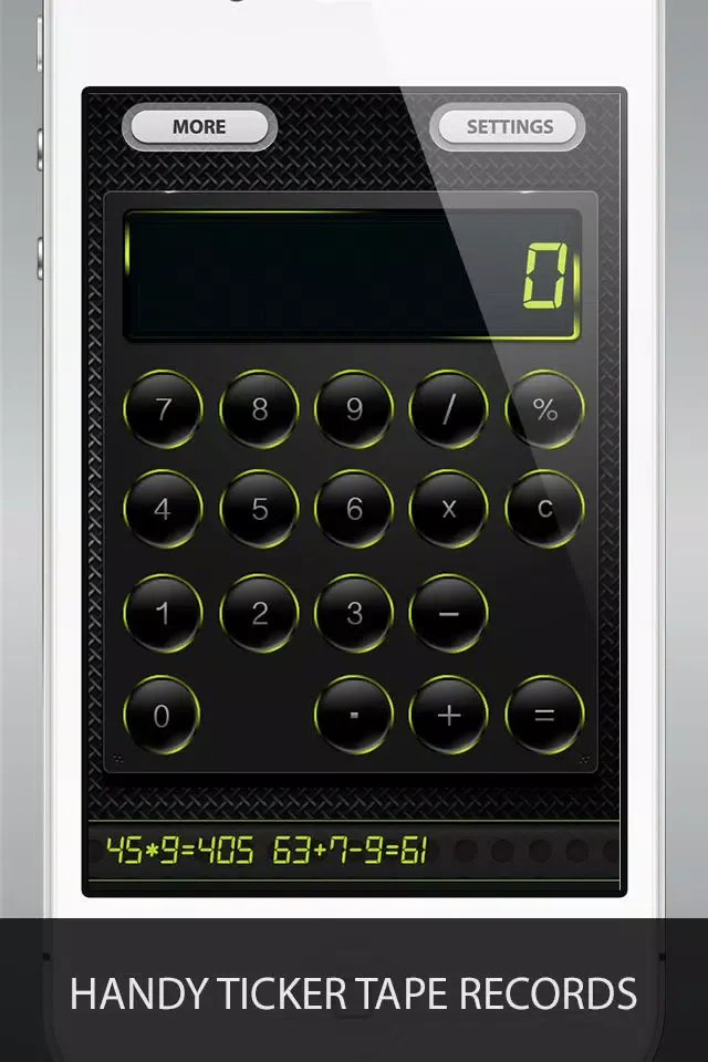 Zrzuty ekranu Cool Pocket Calculator PRO