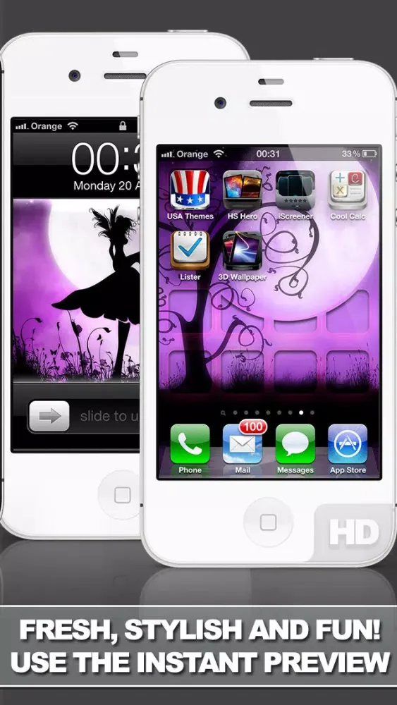 Screenshot di iScreener Free - Themes and Wallpaper to change the look of Your Phone Screens