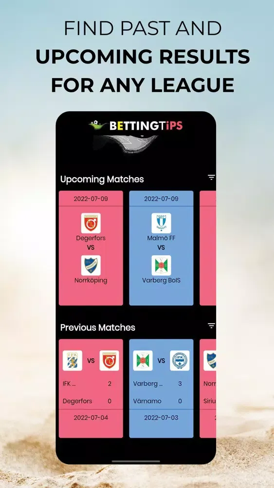 Capturas de tela do Bettingtipsapp